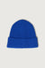 Classic ribbed knit beanie in cobalt blue — main image