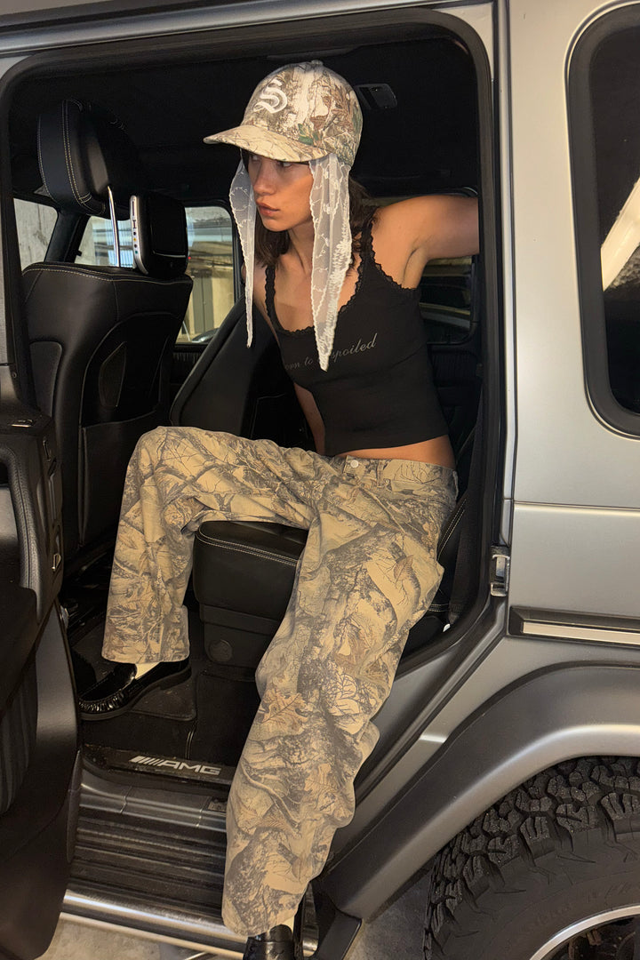 CAMO GRAPHIC CAP in Beige Mix — alternate angle