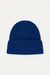 Ribbed knit beanie in cobalt blue — main image