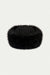 Fur hat in black — image