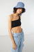 Bucket hat in bluestone — main image