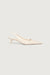 POINTED TOE SLING BACK KITTEN HEEL
