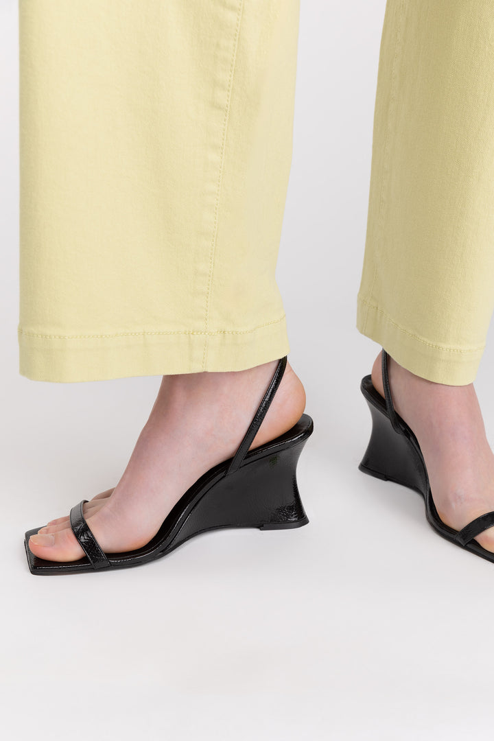 STRAPPY WEDGE SANDAL in Black — alternate angle