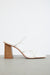 Strappy heel in white — main image