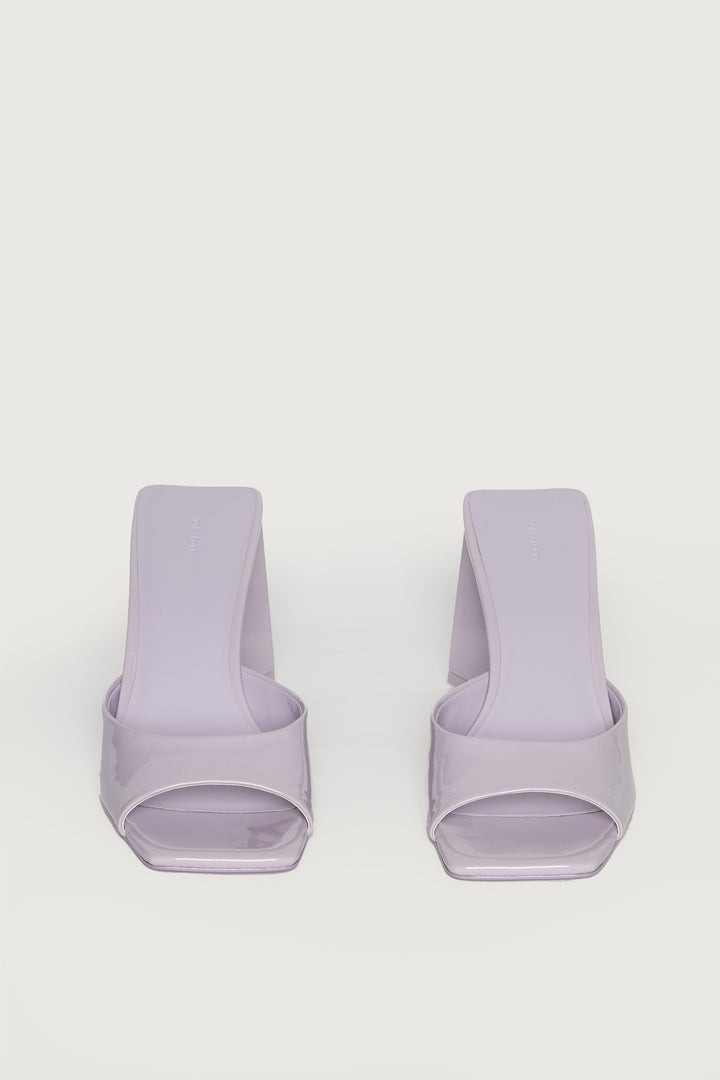 SQUARE TOE HEEL SANDAL in Orchid Ice — alternate angle