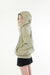 Zip up hoodie in moss gray — main image