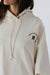 Graphic hoodie in natural — main image