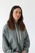 Graphic hoodie in sedona sage — main image
