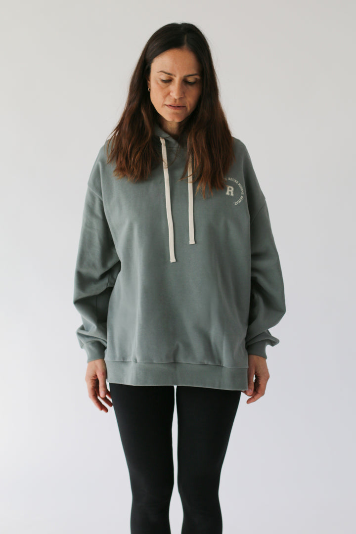 GRAPHIC HOODIE in Sedona Sage — alternate angle