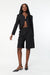Collarless blazer in black — main image
