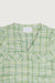 Tweed plaid blazer in green — main image
