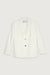 Linen blazer in cream — main image