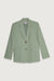 Linen blazer in sea foam — main image
