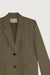 Linen blazer in taupe — main image