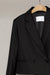 Cropped blazer in black — main image