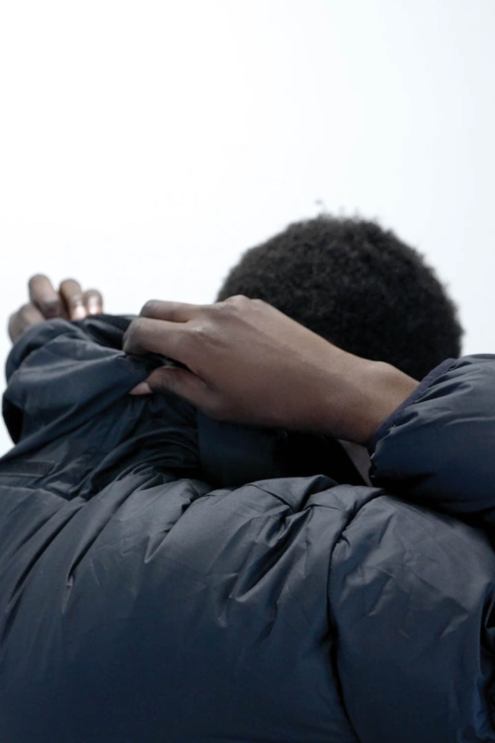 THE AIR PUFFER in Black — alternate angle