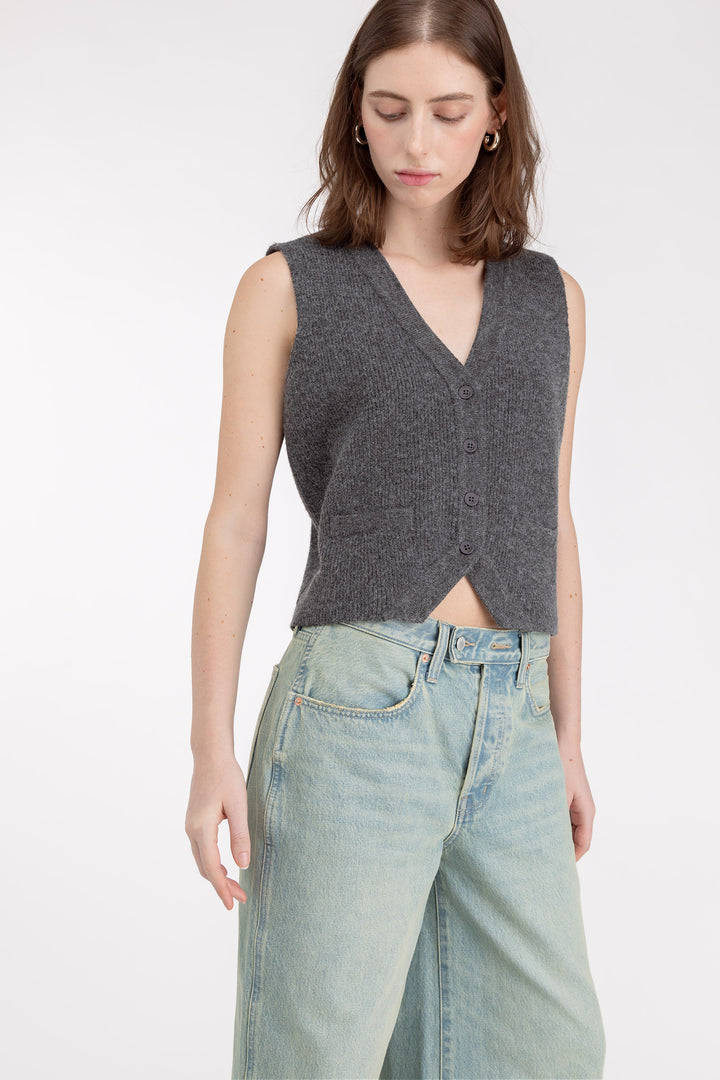 EXTRA BAGGY WIDE LEG UTILITY JEAN in Sand Wash — alternate angle