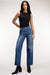 Mid-rise straight leg jean in medium blue — main image