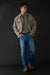 Relaxed fit tapered jean in classic blue — main image