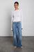 Vintage wash straight jean in medium wash — main image