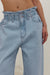 Paperbag waist jean in light blue — main image