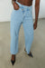 Crossfront jeans in light wash — main image