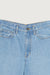 Split hem jeans in light wash — main image