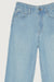 Straight leg jean in light wash — main image