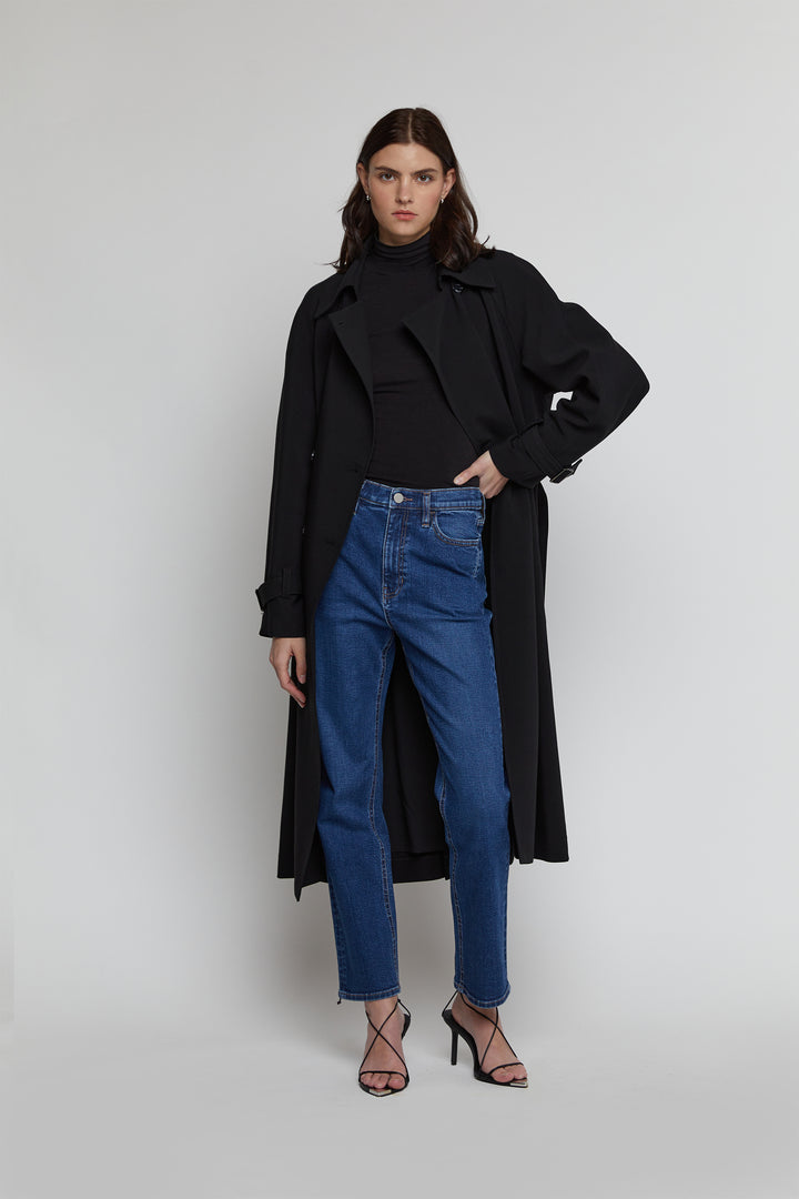 SLIM FIT JEAN in Medium Blue — alternate angle