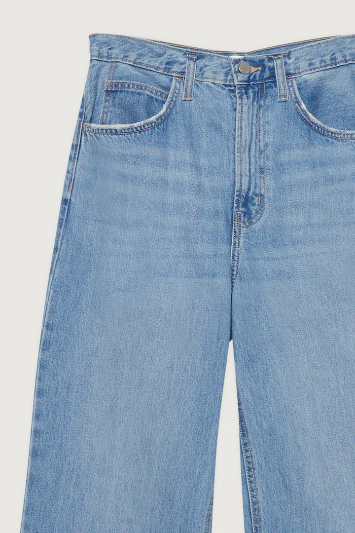 RELAXED STRAIGHT LEG JEAN in Light Stone — alternate angle