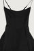 Linen blend jumpsuit in black — main image