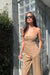 Linen blend jumpsuit in lead gray — main image