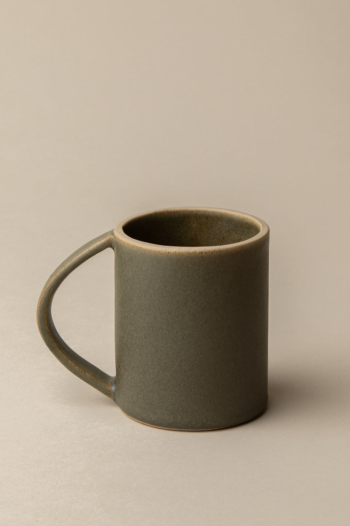 CREST MUG in Tuscan Olive — alternate angle