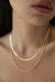 Double chain necklace in gold — main image
