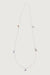 Coloured zirconia necklace in silver — main image