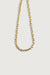 Organic shape chain necklace in gold — main image