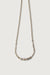 Three natural pearl necklace in gold — main image