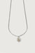 Natural pearl pendant necklace in silver — main image