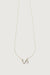 Zodiac necklace with zirconia in leo — main image