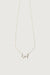 Zodiac necklace with zirconia in scorpio — main image