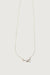 Zodiac necklace with zirconia in taurus — main image