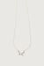 Zodiac necklace with zirconia in virgo — main image