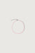 Pink stone bead necklace in light pink — main image
