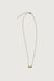 Organic form pebble necklace in gold — main image