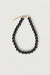 Beaded orb necklace in black onyx — main image