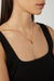 Box chain necklace in gold — main image
