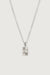 Box chain necklace in silver — main image