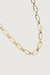 Cable chain necklace in gold — main image