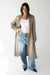Oversized trench coat in brindle — main image