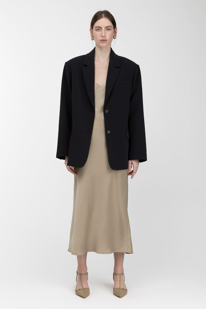 OVERSIZED BLAZER in Black — alternate angle